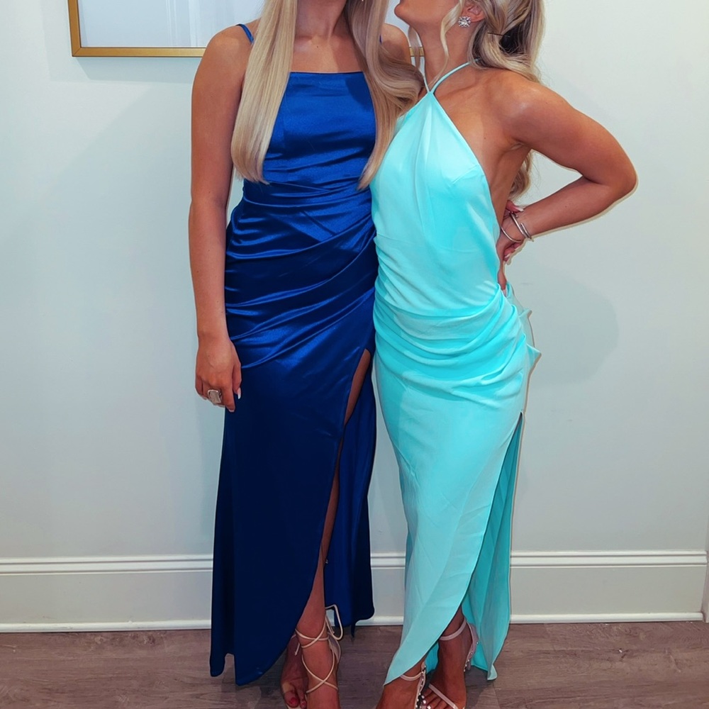 Long Formal Dress Blue - Picture 2 of 4